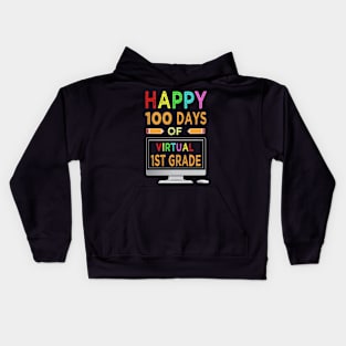 100 day of 1st grade Kids Hoodie